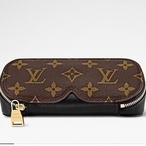 Louis Vuitton Monogram Eyewear Pouch in Brown and Black